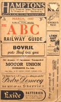 Book cover of The ABC or Alphabetical Railway Guide - March 1947 by Thomas Skinner & Co.